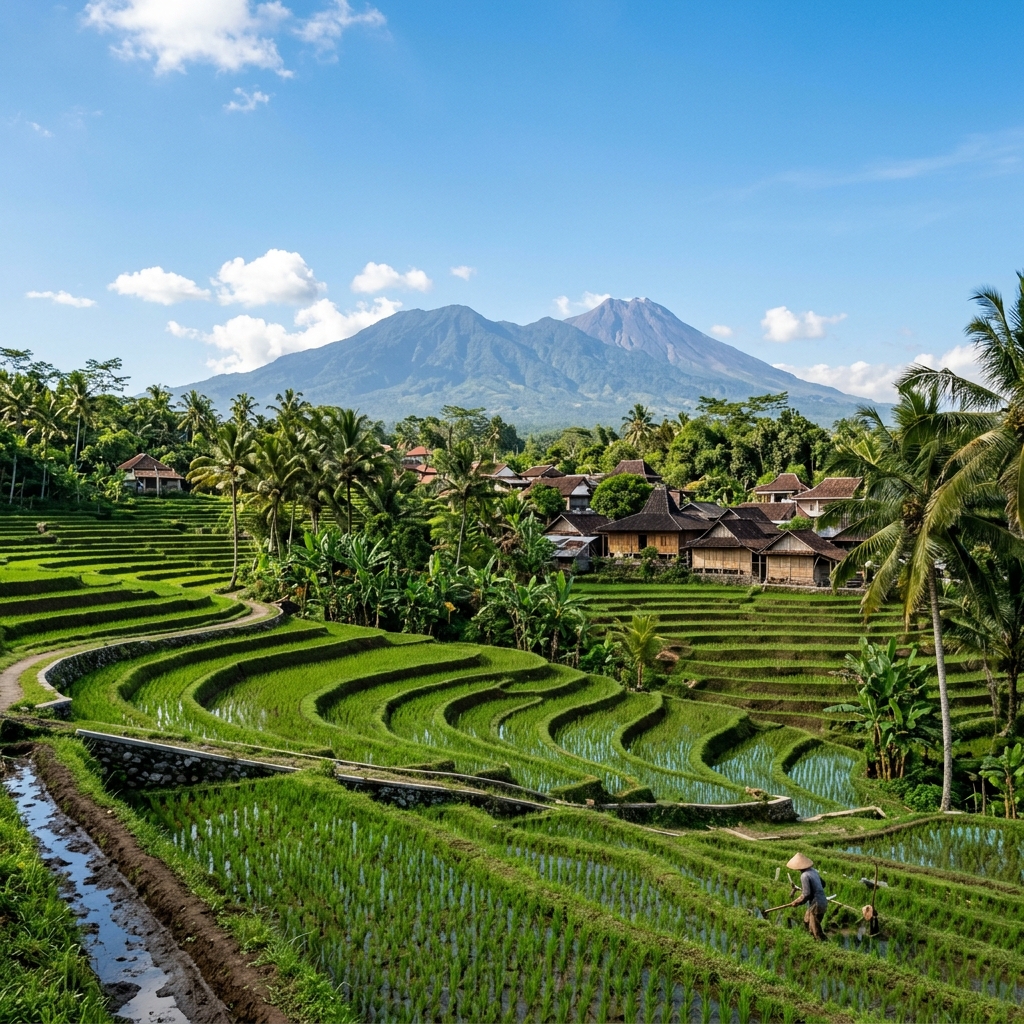 Keasrian Sawah Desa Karangasem